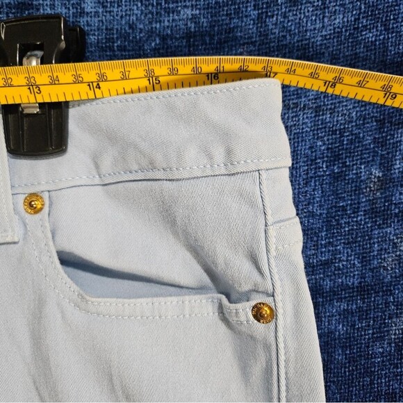 MK Skinny Crop Jeans Sky Blue Women 12 31 - Picture 4 of 9